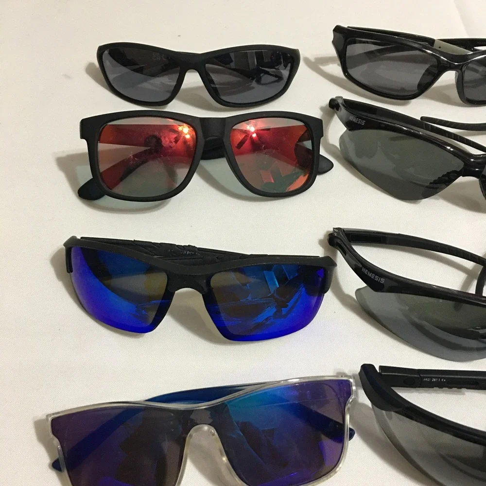 Lot of 23 Mixed Sunglasses Sport Wrap Fashion Unisex One Size Multicolor Bundle